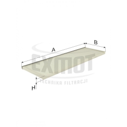 Filtr kabinowy WK 866 - Zamiennik: SC 50077, CU 4926, SKL 46343.